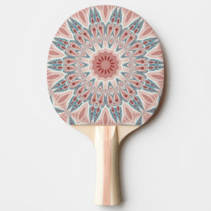 Raquette De Ping Pong Grattez moderne Kaleidoscope Mandala art fractal