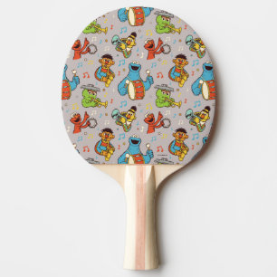 Raquette De Ping Pong Grey Pattern