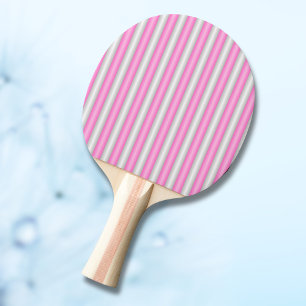 Raquette De Ping Pong Grilles roses néon modernes avec effet 3D