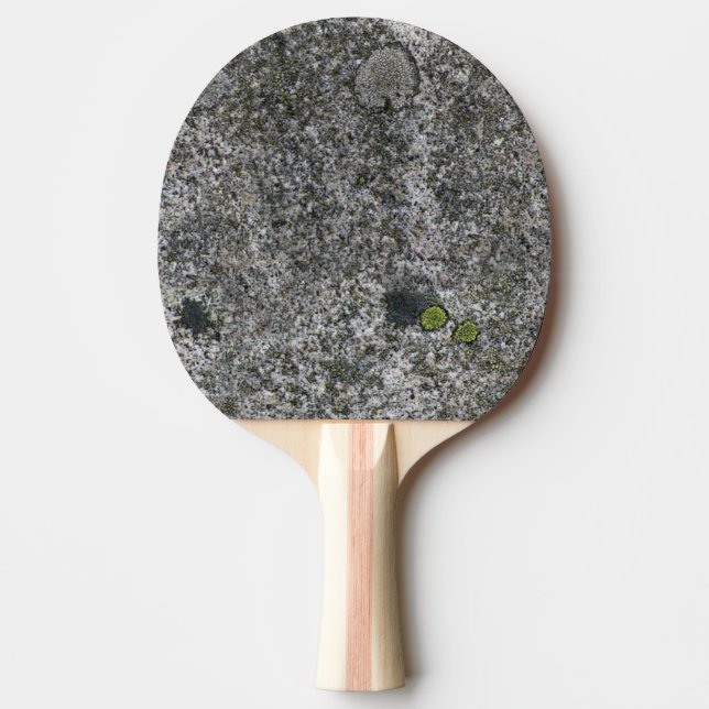 Raquette De Ping Pong Gris de roche de granit avec de la mousse (Devant)