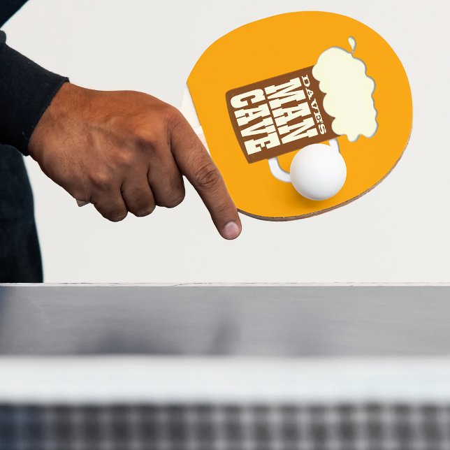 Raquette De Ping Pong Grotte d'homme personnalisée (Créateur téléchargé)
