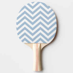 Raquette De Ping Pong Grunge bleu-clair Chevron texturisé
