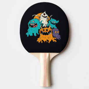 Raquette De Ping Pong Halloween/Monster/octobre/automne