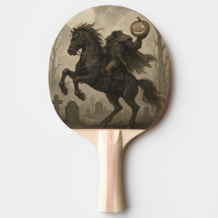 Raquette De Ping Pong Halloween vintage/gothique sans tête/automne