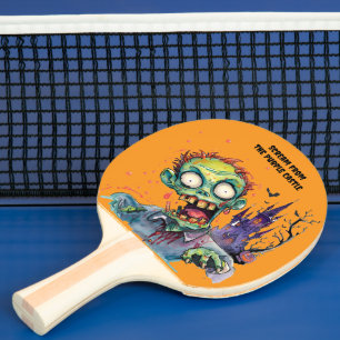 Raquette De Ping Pong Halloween, Zombie,Hurlement du château pourpre ,