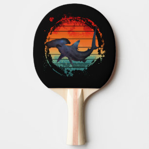 RAQUETTE DE PING PONG HAMMERHEAD SHARK SUNSET VINTAGE