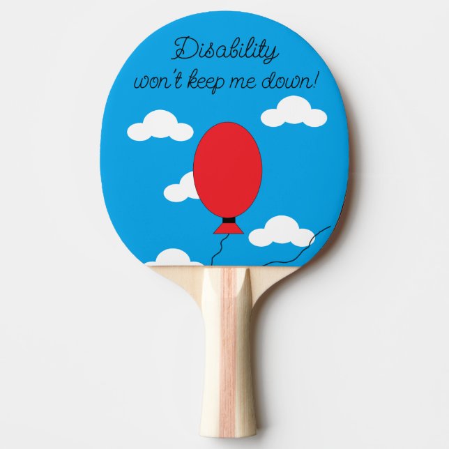 Raquette De Ping Pong Handicap ne me laissera pas tomber : (Devant)