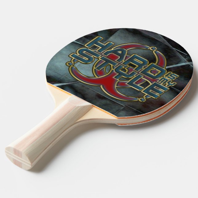 Raquette De Ping Pong HARD est mon STYLE + votre image arrière - plan (Devant Angle)