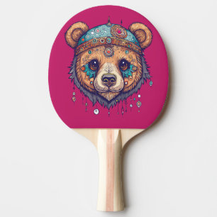 Raquette De Ping Pong Hippie Bear I