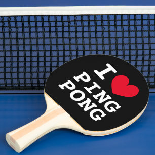 Raquette De Ping Pong I coeur ping pong paddle cadeau pour le ventilateu