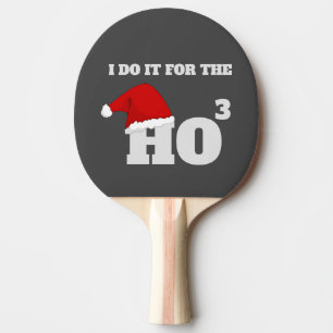 Raquette De Ping Pong I do it for the ho funny christmas cap text