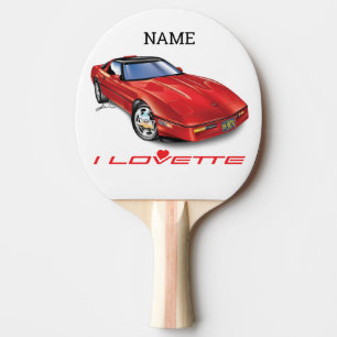 RAQUETTE DE PING PONG I LOVETTE UNIQUE CONCEPTION DE VOITURE