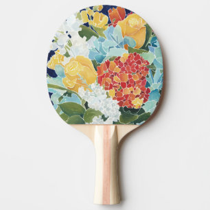 Raquette De Ping Pong II floral de minuit