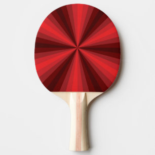 Raquette De Ping Pong Illusion optique Ping Pong Rouge