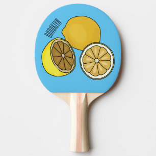 Raquette De Ping Pong Illustration de citron