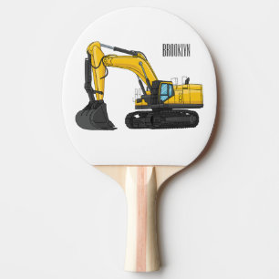 Raquette De Ping Pong Illustration de la pelle Crawler