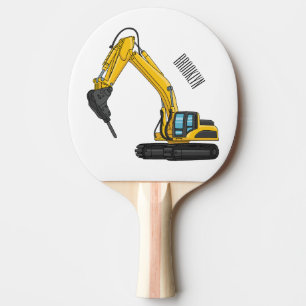 Raquette De Ping Pong Illustration de la pelle de rupture
