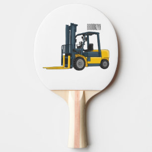 Raquette De Ping Pong Illustration du chariot élévateur
