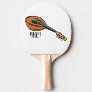 Raquette De Ping Pong Illustration en mandoline
