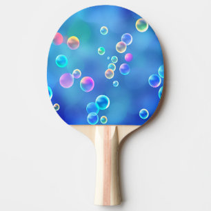 Raquette De Ping Pong Imaginaire bleu bulles ping pong Paddles