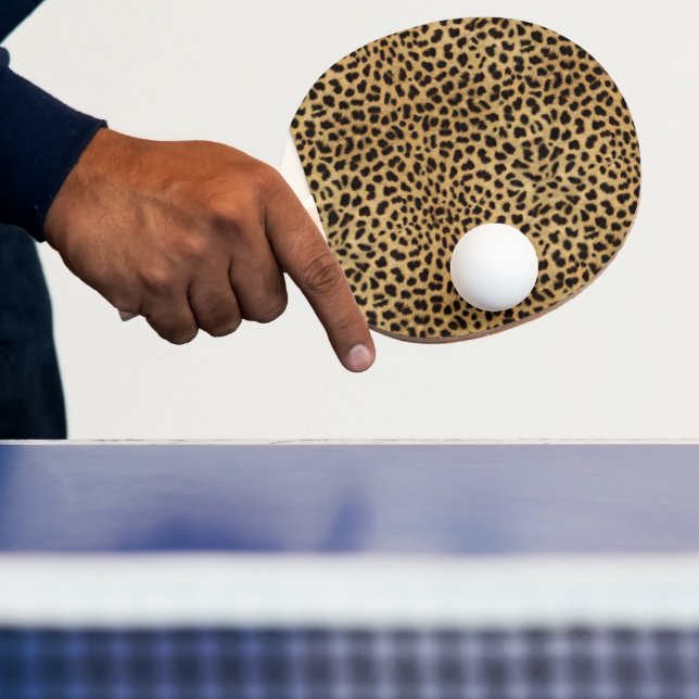 Raquette De Ping Pong Impression Cheetah (Insitu)