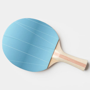 Raquette De Ping Pong Impression de ligne bleue