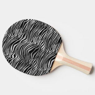 Raquette De Ping Pong Imprimante noire Glam Silver