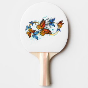 Raquette De Ping Pong Infinité de papillons monarques