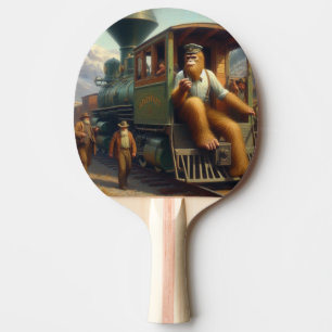 Raquette De Ping Pong Ingénieur de train Bigfoot