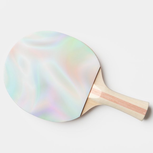 Raquette De Ping Pong Iridescente Pearl Opal arc-en-ciel (Côté)