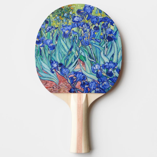 Raquette De Ping Pong Irises Vincent van Gogh (Devant)