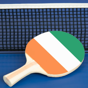 Raquette De Ping Pong Irlande National Flag, standard irlandais, bannièr