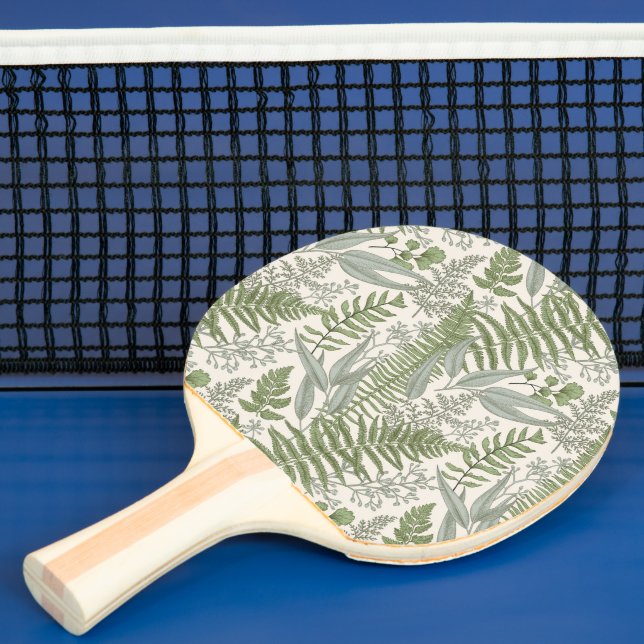 Raquette De Ping Pong Jardin vert fleuri (Insitu)