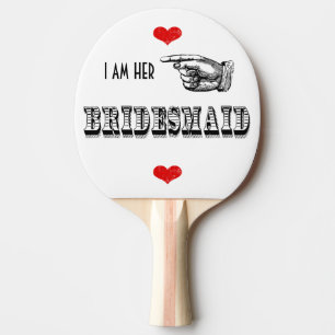 Raquette De Ping Pong Je suis sa servante