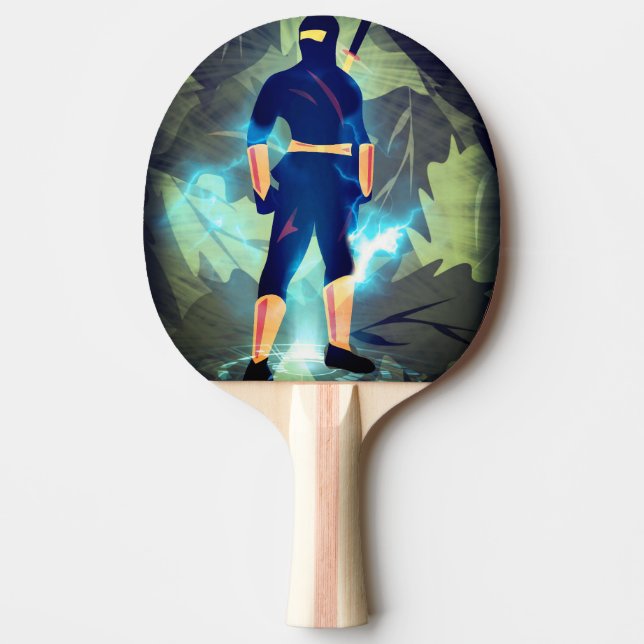 Raquette De Ping Pong Je Suis Une Pagaie De Ninja Ping Pong (Devant)