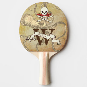 Raquette De Ping Pong Jolly roger Monogramme Ping Paddle initial