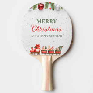 Raquette De Ping Pong Jour de Noël moderne coloré Ping paddles