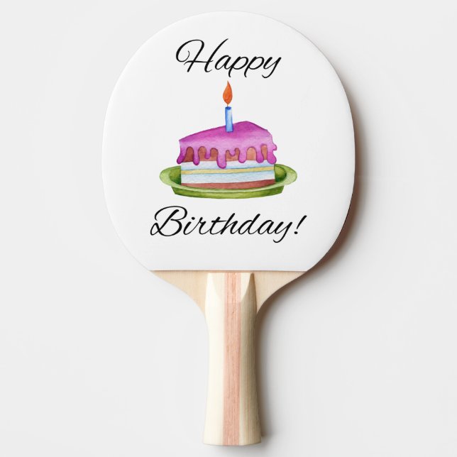 Raquette De Ping Pong Joyeux anniversaire ! (Devant)