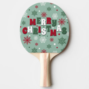 Raquette De Ping Pong Joyeux Noël