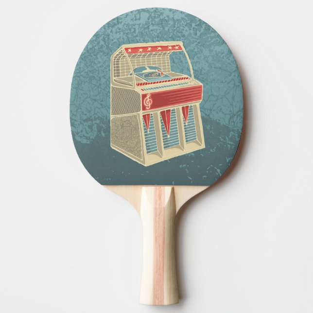 Raquette De Ping Pong Juke-box (Devant)