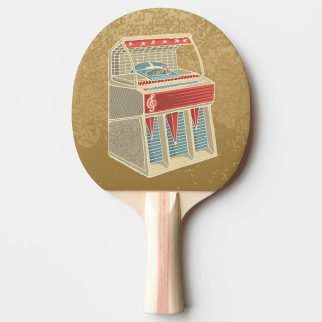Raquette De Ping Pong Juke-box (Devant)