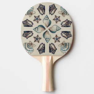 Raquette De Ping Pong Kaléidoscope côtier I