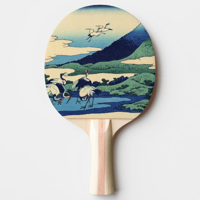 Raquette De Ping Pong Katsushika Hokusai - Umegawa dans la province de S (Devant)