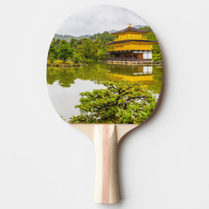 Raquette De Ping Pong Kinkaku-ji Ou Golden Pavilion Et Étang, Kyoto Ping