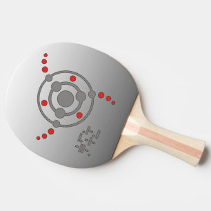 Raquette De Ping Pong Kornkreis Piktogramm / cercle de culture pictogram
