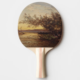 Raquette De Ping Pong La Camargue, Coucher De Soleil - Félix Ziem