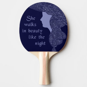 Raquette De Ping Pong La Dame de Byron