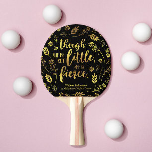 Raquette De Ping Pong La floraison d'or, petit mais fierce William Shake