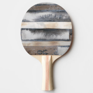 Raquette De Ping Pong La terre et fumée I