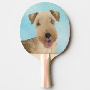 Raquette De Ping Pong Lakeland Terrier Peinture - Cute Original Chien Ar